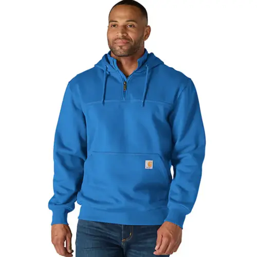 CARHARTT 100617 - Loose Fit Heavyweight Quarter Zip Hoodie - Dark Horizon Blue
