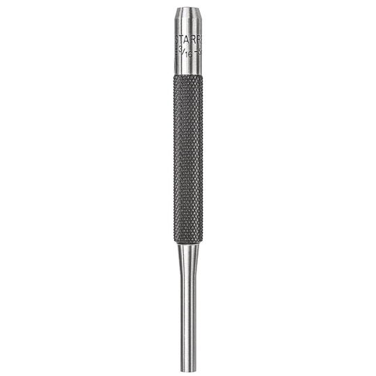STARRETT 565E Drive Pin Punch, 3/16" Diam X 4" L