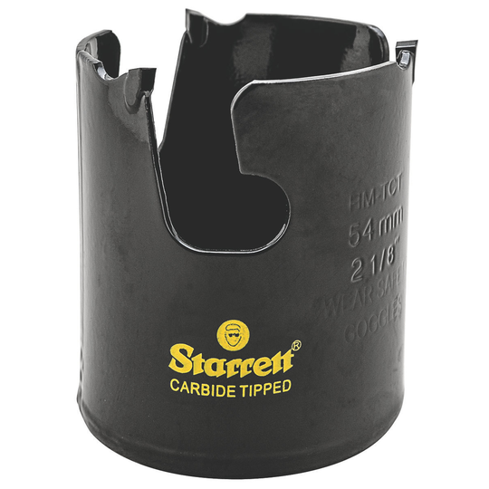 STARRETT MPH0218 2-1/8'' (54mm) Carbide Tipped Multi-Purpose Hole Saw