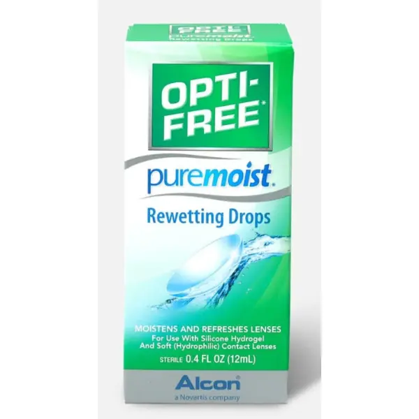 Opti-Free Pure Moist Rewetting Drops 12ml  1154152