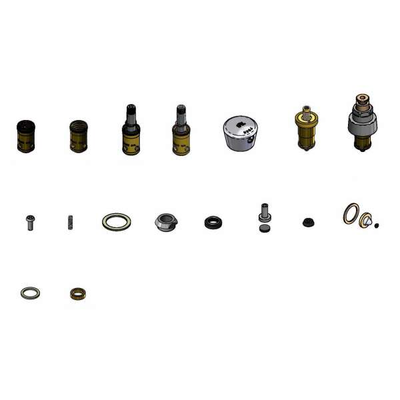 T&S Brass B-8K-NS Faucet Parts Kit Includes: (6) Ltc Removable Inserts