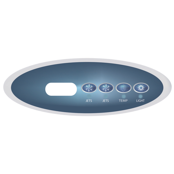 Balboa Series VL240 4 Button Topside Overlay 80-11764