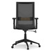 6560 MIMIC TASK CHAIR- Black Mesh Back w/Black Fabric Seat