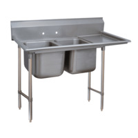 Advance Tabco 93-82-40-18R Regaline Sink 2-Compartment