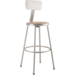 NPS 6230B NPS® 30" Heavy Duty Steel Stool with Backrest
