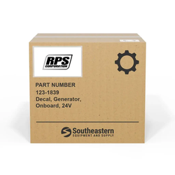 RPS - 123-1839 - Decal, Generator, Onboard, 24V