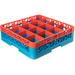 Carlisle RG16-1C412 OptiClean™ 16-Compartment Divided Glass Rack