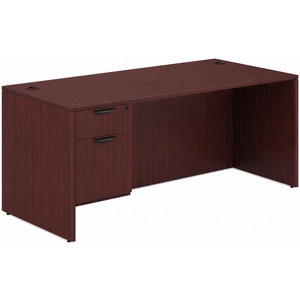 CLASD1023- Classic Desk 71" X 36" with Box/File Pedestal- Mahogany