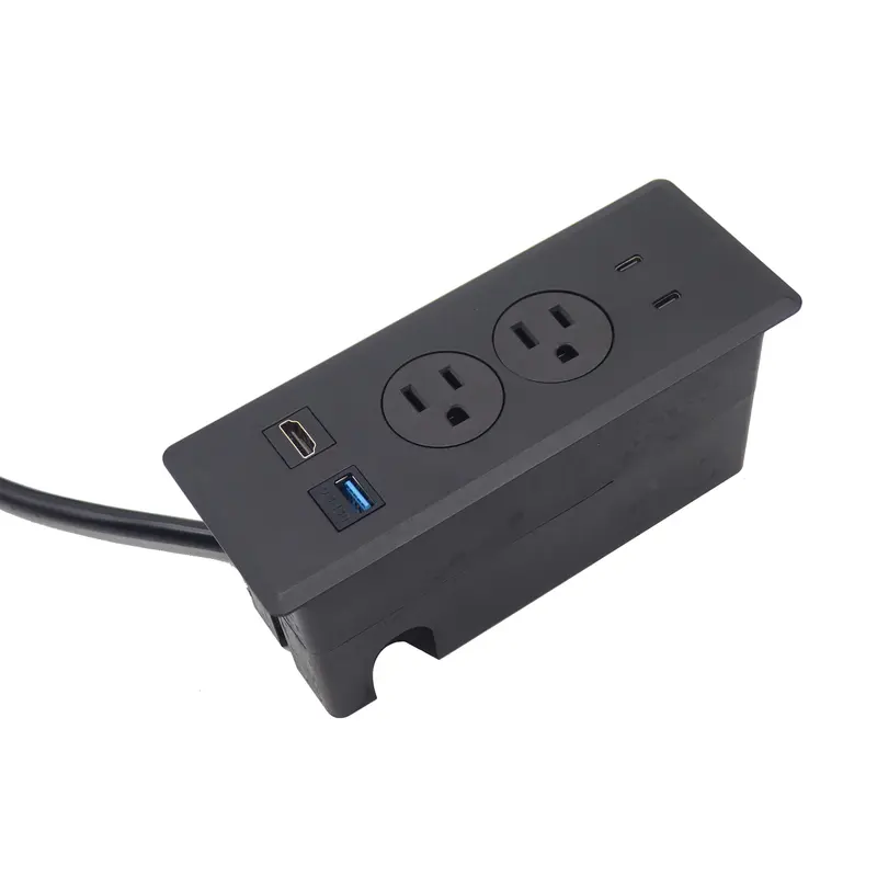 POWER MODULE FOR ARENA PLUS CONFERENCE TABLES BLACK