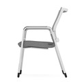 Propel Guest Chair - White Mesh Back with Grey Seat