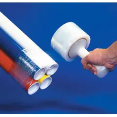 3" X 600' 120 GAUGE CLEAR STRETCH FILM, 18 RLS/CS