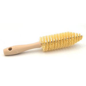 Small Spoke Brush 6" Cream Color Polypropylene