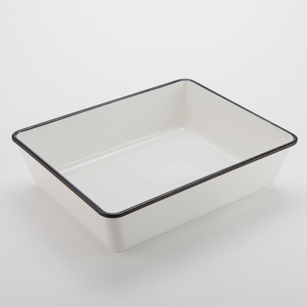 Rimmed Melamine Bowls & Platters