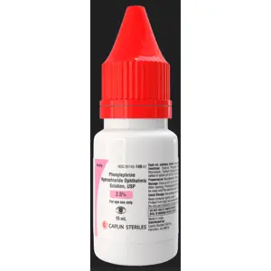 Phenylephrine 2.5%, 15ml Caplin NDC 65145014901