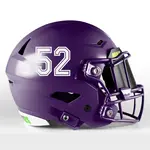 1 Color Custom Font Die Cut Number Decals