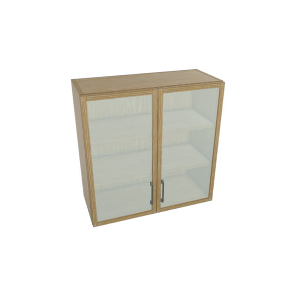 Empire Glass Door Wall Cabinet Kit - 30”x 30” X 13”