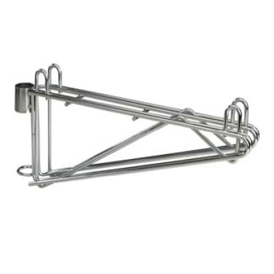 Focus Foodservice FPMB18DCH Post Mount Wall Brackets for Wire Shelving