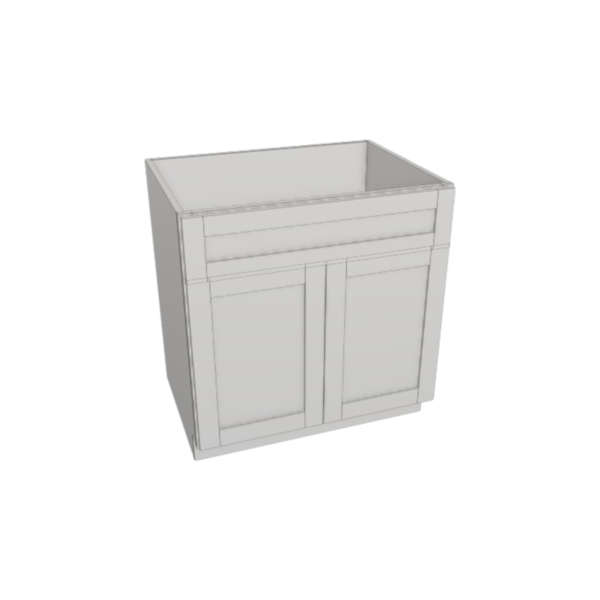 Metropolitan White Sink Base - 27 W X 34 1/2 H X 24 D