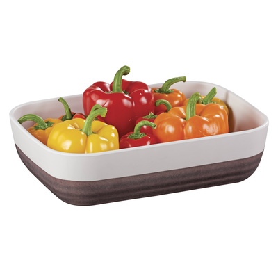 Cal-Mil 3471-12 12"W x 9"D x 3-1/4"H Stoneware Platter