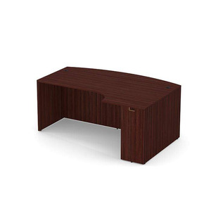 PL177R 71" RIGHT PORKCHOP-BOWFRONT- MAHOGANY