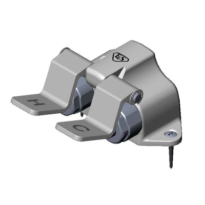 T&S Brass B-0502-SL Pedal Valve Double
