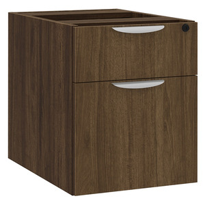 PL107 BOX/FILE HANGING PEDESTAL - Modern Walnut