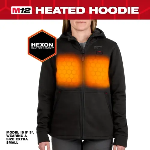 MILWAUKEE F200M -M12™ Women's Heated Hoodie - Black