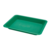 Flat  co-polymer tray  green