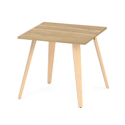 Signature Square Meeting Table 30" - Aspen with Natural Oak Wood Legs