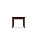 PL220 24X24 END TABLE- MAHOGANY