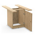 PLCUBED20 20" CUBE BASE WITH DOOR- ASPEN