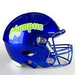 Script Football Helmet Decals