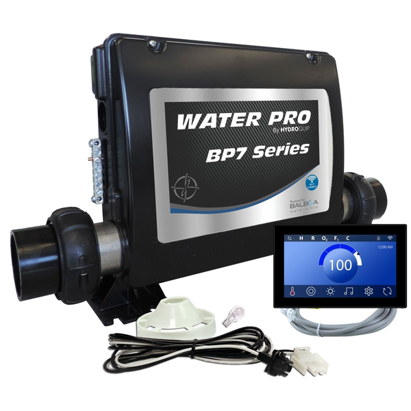 Water Pro BP7 Retro-Fit Spa Control 4.0kW Fixed Heater SpaTouch3+ Panel 50-BP7-S3P-40-K