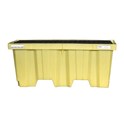 Spill Containment Pallet - 51" x 26" x 21" - 66 Gallon Capacity - 2 Drum