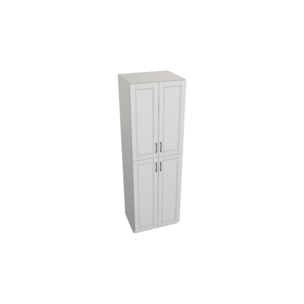 Vail Pure White Box   Utility Cabinet Kit -30” X 96”H X 24”D