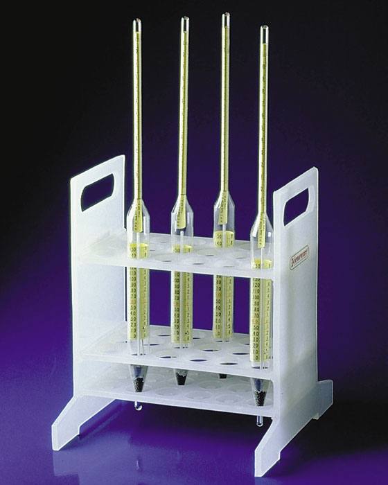 Lactometer and Hydrometer Rack (Scienceware)