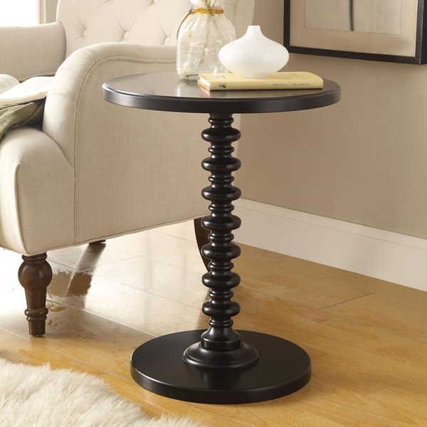 Acme Furniture 82794 Black Side Table