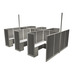 WEBBTYP12 - 67"H, 6-Pod,  5' x 6' Webb Typical - powered