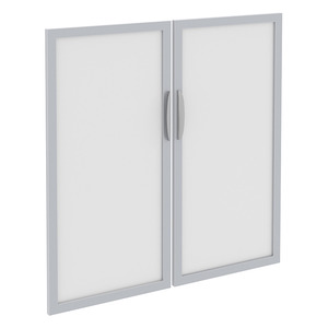 PL152SGD - GLASS DOOR KIT- Silver Frame