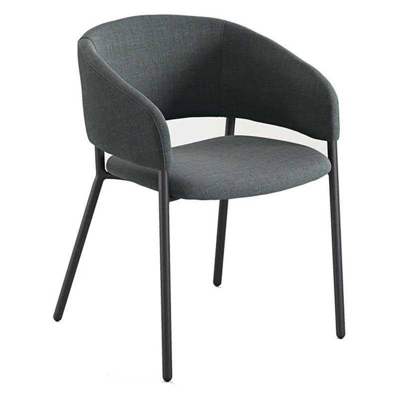 1654 JASMINE GUEST CHAIR - Charcoal