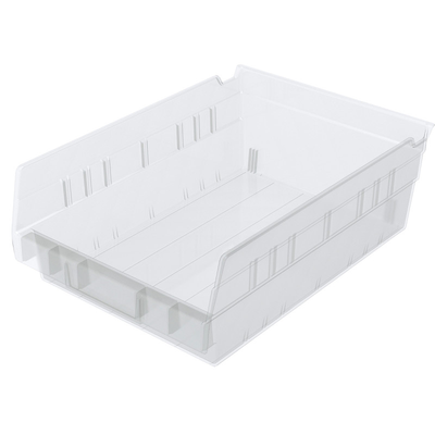 Metro MB30150CLN Nesting Shelf Bin, Clear, 11.6" x 8.37" x 4"