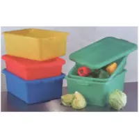 Vollrath 1535-C02 Color-Mate Food Storage Box Combo Includes 5" Drain | Cook's D