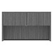 PL141OH 60" OPEN HUTCH- NEWPORT GRAY