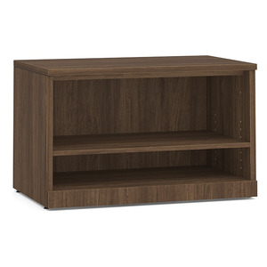 PL1013 OPEN BOOKCASE - MODERN WALNUT