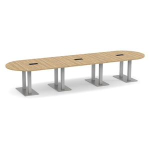 14ft Racetrack, Palmer base Conference Table: ASPEN PALRT3168NAPNBRU