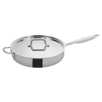 Winco TGET-6 6 Qt. Tri-Gen™ Induction-Ready Sauté Pan