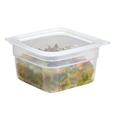 Cambro SFC1FPPP190 Translucent Lid Fits 1/2 And 1 Qt Freshpro
