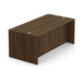 PL101 71"W x 36"D  DESK SHELL- Modern Walnut
