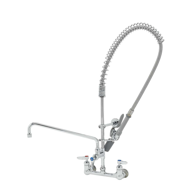 T&S Brass B-0154-14-CR-BC EasyInstall Pre-Rinse Unit 8" Wall Mount