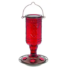 Armstrong Milling Red Jewel Hummingbird Feeder